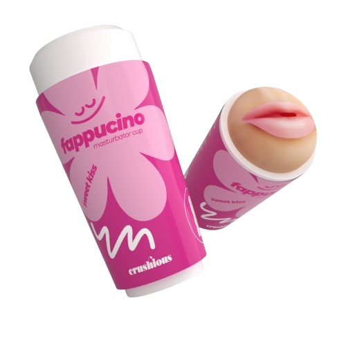 Crushious Fappucino Sarut Dulce Masturbator de Mana Gura Texura cu Noduli Stimulatori pentru Mai Multa Senzatie