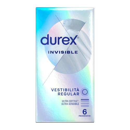 Durex Invizibil Prezervative Extra Subtiri Extra Delicate 6 bucati