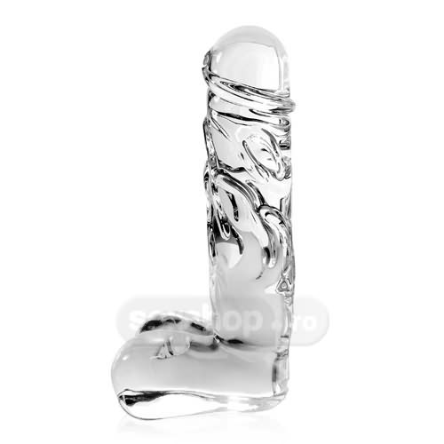 Icicles Penis Realist Dildo din Sticla N