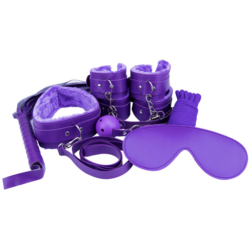 Loving joy set de bondage pentru incepatori violet (8 piese) preia controlul total
