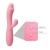 Snappy Vibrator Iepuras Roz din Silicon cu 30 de Functii Reincarcabil