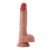 Crushious Inviktus 20 cm Dildo din Silicon Lichid Culoare Deschisa Densitate Dubla Piele Ultra-realista