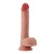 Crushious Inviktus 20 cm Dildo din Silicon Lichid Culoare Deschisa Densitate Dubla Piele Ultra-realista