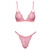 Cottelli Fantezie Set Sutien si Chilotei Tanga Roz Intens Large-Xlarge