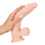 Nature Skin Dildo Mediu Flexibil cu Ventuza din Material Realist