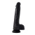 Crushious Inviktus 20 cm Dildo din Silicon Lichid Negru Densitate Dubla Piele Ultra-realista