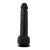 Crushious Inviktus 20 cm Dildo din Silicon Lichid Negru Densitate Dubla Piele Ultra-realista