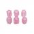 Toyz4Lovers Placerea Set de Mansoane pentru Penis Roz Forme Diverse Extra Stimulare