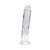 Loving Joy 24 cm Dildo Transparent Aspect Realist Membru cu Vene in Relief Ventuza de Suctiune