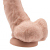 Get Real Dildo 20 cm cu Testicule - Natural