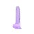 Loving Joy 20 cm Dildo cu Testicule Violet Aspect Realist Membru cu Vene in Relief Ventuza de Suctiune