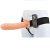Loving Joy Strap-On Scobit 20 cm cu Vibratii Culoare Deschisa Surprinde-ti Iubita cu o Erectie Zdravana