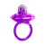 Iepurasul Inel Vibrator pentru Penis cu Urechiuse Stimulatoare pentru Clitoris - Violet