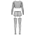 Cottelli Fantasy Set de Lenjerie din Plasa cu Bolero Top String si Centura Portjartier marime Small-Large