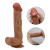 Baile Frumosul Bergrisi Dildo Realist 26 cm Maro Piele Aproape Adevarata Alunecoasa si Flexibila