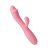 Snappy Vibrator Iepuras Roz din Silicon cu 30 de Functii Reincarcabil