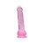 Loving Joy 17,5 cm Dildo cu Testicule Roz Aspect Realist Membru cu Vene in Relief Ventuza de Suctiune