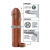 Fantasy X-Tensions Perfect Extensie 5cm cu Banda pentru Testicule - culoarea Maro