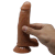 Baile Frumosul Easton Vibrator Realist 18,5 cm cu Rotatii si Impingeri Piele Aproape Reala Viteze Multiple