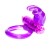 Iepurasul Inel Vibrator pentru Penis cu Urechiuse Stimulatoare pentru Clitoris - Violet