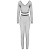 Cottelli Fantezie Catsuit din Plasa Doua Piese Top cu Maneci Lungi si Colanti cu Deschidere intre Picioare Small-Large