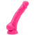 Get Real Penisuri Fericite Dildo 19 cm cu Testicule - Roz