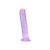 Loving Joy 19 cm Dildo Violet Aspect Realist Membru cu Vene in Relief Ventuza de Suctiune