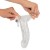 Cristal Manson Transparent pentru Penis cu Vibratii 5 cm Extensie si Bucla pentru Testicule