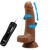 Baile Frumosul Easton Vibrator Realist 18,5 cm cu Rotatii si Impingeri Piele Aproape Reala Viteze Multiple