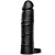 Dorinta Ascunsa Infern Prelungitor pentru Penis cu Inel de Prindere din Silicon Lichid 18 cm Culoare Neagra