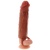 Get Real Extensie de Penis cu Piele Hidratata din Silicon 20 cm Dublu Strat Inovativ Performanta Realista