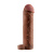 Fantasy X-Tensions Perfect Extensie 5cm cu Banda pentru Testicule - culoarea Maro