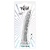 Toy Joy Get Real Dildo 24 cm Transparent Membrul Flexibil si Venele Definite Ofera Senzatie Reala