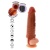 Get Real Extensie de Penis cu Piele Hidratata din Silicon 16 cm cu Vibratii Dublu Strat Inovativ Performanta Realista