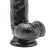 Get Real Dildo 15 cm cu Testicule - Negru