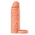 Dorinta Ascunsa Infern Prelungitor pentru Penis cu Inel de Prindere din Silicon Lichid 15 cm Culoare Deschisa