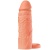 Dorinta Ascunsa Infern Prelungitor pentru Penis cu Inel de Prindere din Silicon Lichid 15 cm Culoare Deschisa