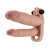 Crushious Generalul Pulobi Manson Realist pentru Penis cu Dildo Suplimentar Dubla Penetrare