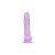 Loving Joy 15 cm Dildo cu Testicule Violet Aspect Realist Membru cu Vene in Relief Ventuza de Suctiune
