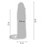 Get Real Extensie de Penis cu Piele Hidratata din Silicon 20 cm cu Vibratii Dublu Strat Inovativ Performanta Realista