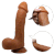 Baile Frumosul Johnson Dildo Realist 23 cm Maro Piele Aproape Adevarata Alunecoasa si Flexibila