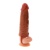 Get Real Extensie de Penis cu Piele Hidratata din Silicon 16 cm Dublu Strat Inovativ Performanta Realista
