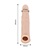 Rev-Sleeves Manson Extensie Realist pentru Penis 20 cm din Silicon cu Gaura pentru Testicule