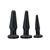 Toyz4Lovers Fericire Dopuri Anale Set de 3 Negru Exploreaza Gradual Stimularea Anala