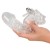 Cristal Manson Transparent pentru Penis cu Vibratii 5 cm Extensie si Bucla pentru Testicule