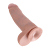 King Cock Penis cu Testicule 30 cm