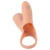 Realistixxx RealSleeve Manson de Penis Vibrator cu Capat Deschis si Inel pentru Testicule Aspect Realist cu Vene