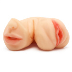 Bangers Gaura Dubla Stramta Vagin si Gura Masturabator de Mana Mai Bun ca Cea Reala