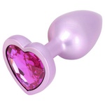 ToyJoy Fericire E Momentul sa Stralucesti Dop Anal Roz cu Bijuterie Eleganta si Sclipire