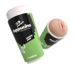 Crushious Fappucino Pasarica Cremoasa Masturbator de Mana Vagin Texura cu Noduli Stimulatori pentru Mai Multa Senzatie